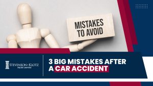 Three Big Mistakes People Make After Being In A Car Accident